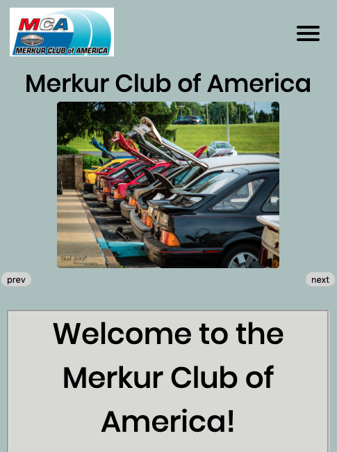 Merkur Club of America Ground up Rebuild website