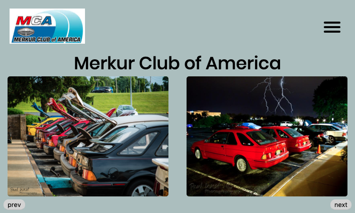 Merkur Club of America Ground up Rebuild website